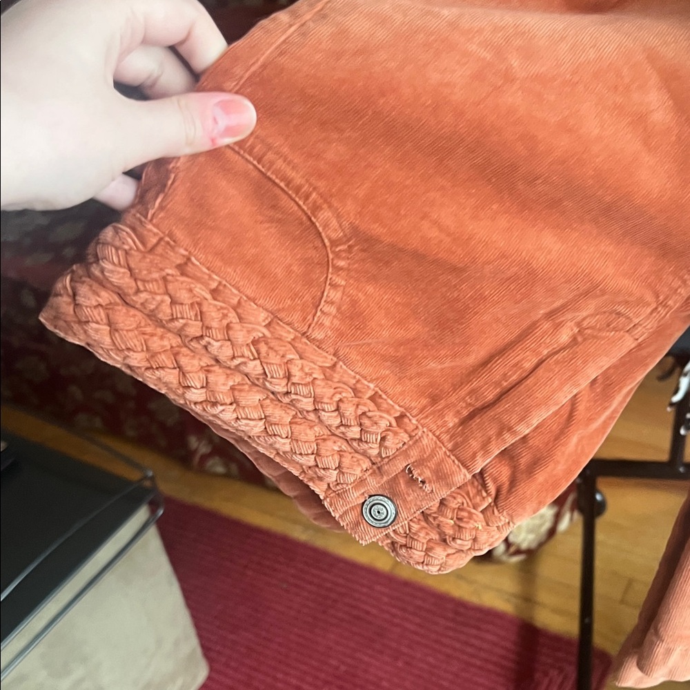 The Hanger Orange Boot Cut Pants